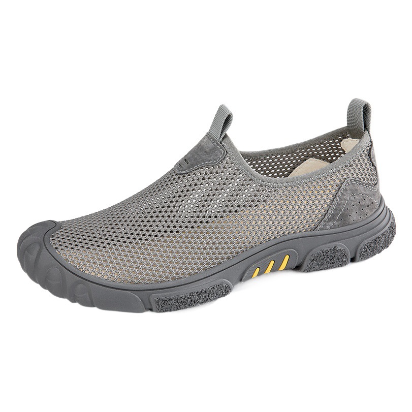 8182 8183 Men's Baotou Foot Breathable Hollow-out Half-drag Outdoor Summer Lightweight Sandals Casual All-match Trendy Shoes
