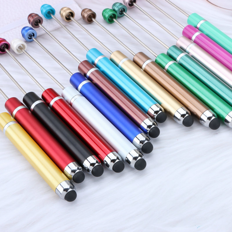 Picture of Personalized DIY Touch Screen Beading Pen Creative Beading Pen Multi-Functional Touch Beading Multi-Color Ballpoint Pen Spot Wholesale