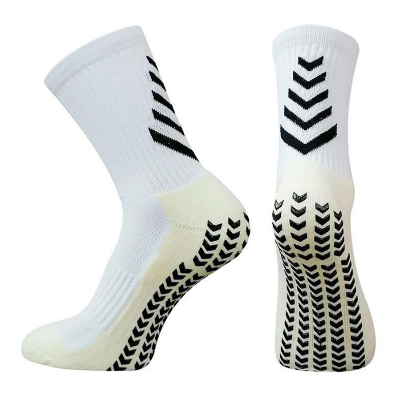 TEMU cross-border hot selling football socks mid-calf socks thickened towel bottom non-slip silicone bottom sports socks men and women yoga socks