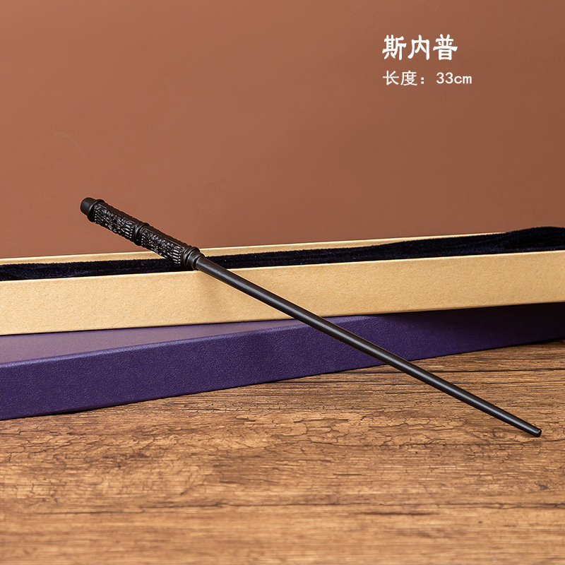 Picture of Harry Magic Wand Hermione Magic Wand Dumbledore cos Props Halloween Metal Core in stock Bare Wand