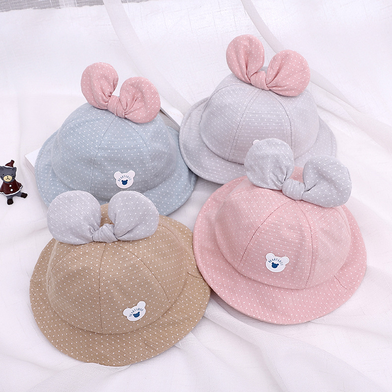 Bear head basin cap Benhui new children's hat animal hat children sunshade fisherman cap wholesale MZ7355