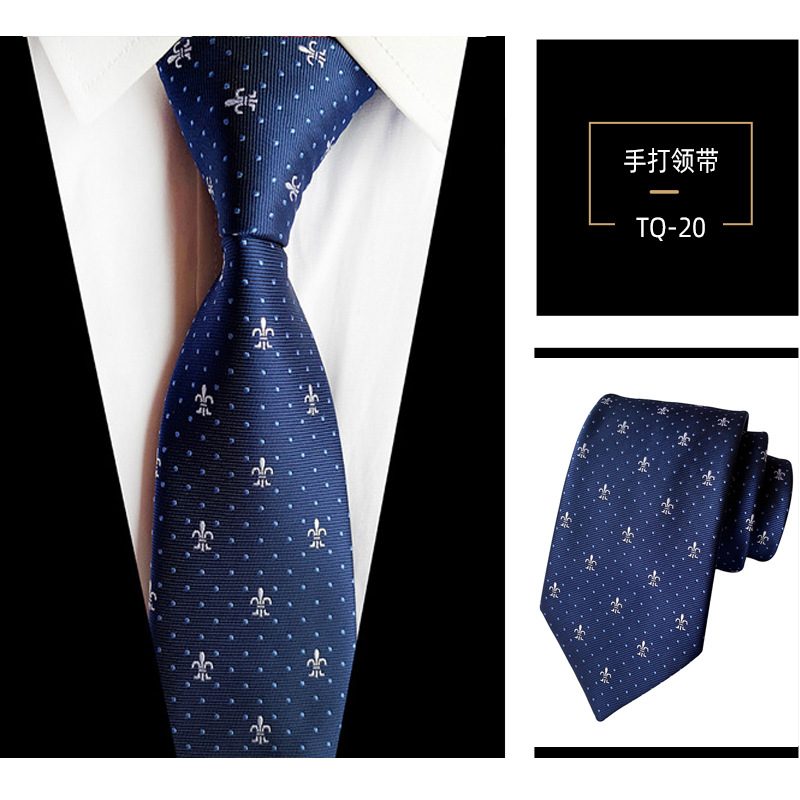 Picture of Tie clothing wholesale polyester material fashion business casual suit accessories source manufacturers in stock supply