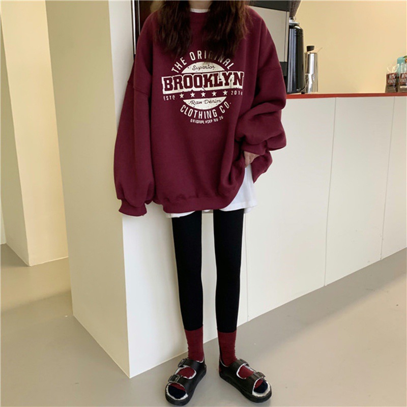 Picture of Women's Sweatshirt 2025 Autumn New Thin Hooded Jacket Ins Versatile Harajuku Style Loose Student Loose Top