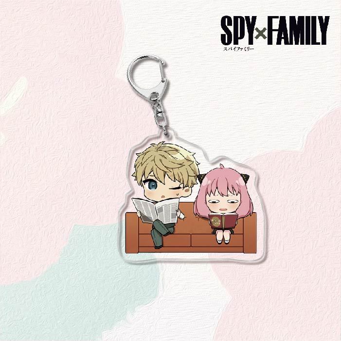 Picture of Animation peripheral acrylic key chain pendant batch SPY play house SPY x Family creative jewelry gift