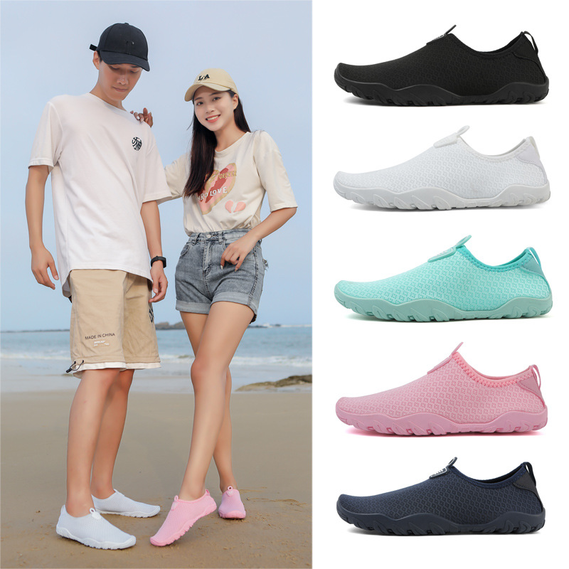 Cross-Border New Diving Shoes, Summer Beach Socks, Soft Shoes for Men and Women, Snorkeling and Rafting Swimming Shoes, Quick Interference Water Tracing Shoes