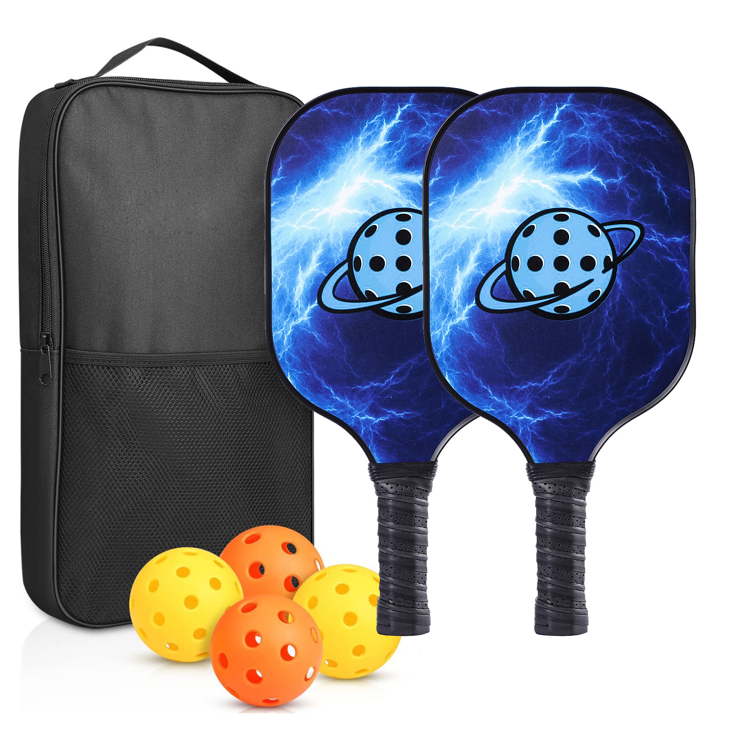 Picture of Peak ball racket glass fiber edge strip UV pattern design outdoor leisure entertainment cross-border pickle pickle racket