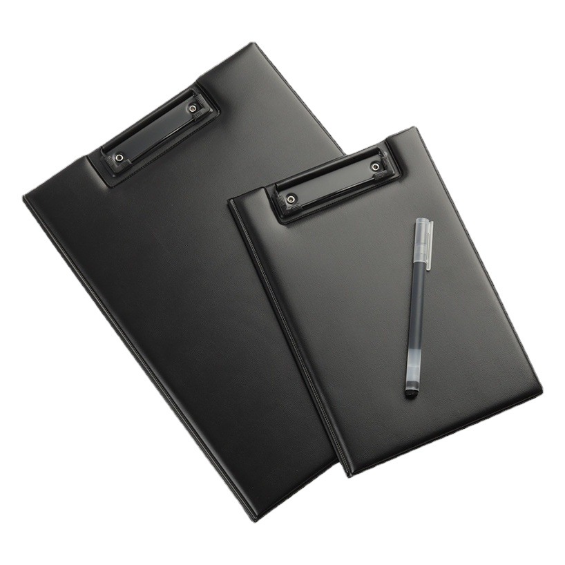 Kangbai A4 Business Office Leather Board Clip Student File Pad Writing Board Folder Thickeneded Binder 334g