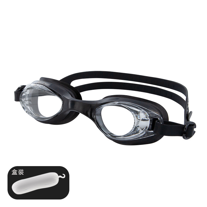 Picture of Factory direct waterproof swimming goggles children adult universal silicone swimming goggles wholesale flat light multi-color optional