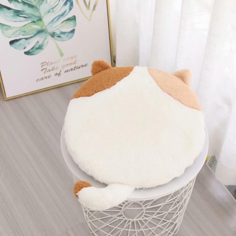 Picture of Japanese Style Cat Cushion Slow Rebound Sofa Student Dormitory Chair Cushion Soft Butt Cushion Memory Foam Removable and Washable
