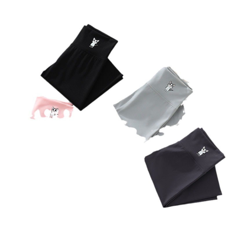 Picture of Girls' Five-Point Shark Pants, Summer Thin Style, Children's Outerwear Yoga Barbie Mid-Length Pants, Leggings Shorts, Korean Style Children's Clothing