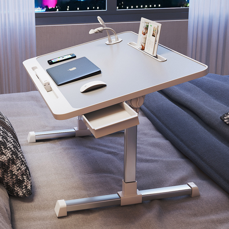 Folding Small Table Bed Desk Liftable Multi-function Study Bed Desk Bedroom Office Laptop Desk