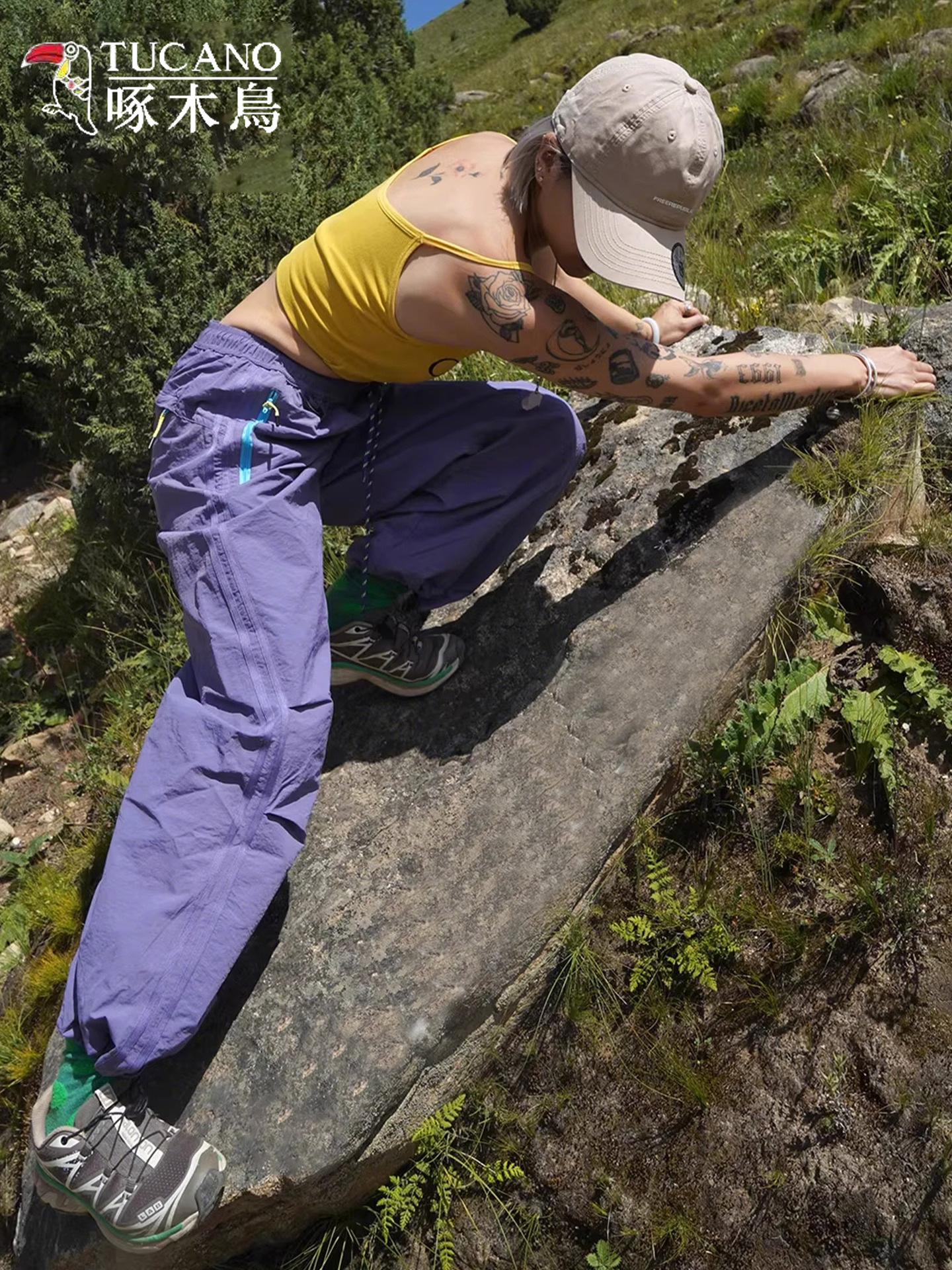 Woodpecker Softshell Pants for Women and Men, Summer Mountain Outdoor Hiking Climbing Pants, Paratrooper Quick-Dry Cargo Pants