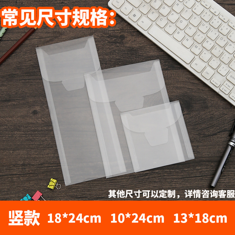 Picture of Changhe wholesale a5 transparent buckle document bag invoice thickened horizontal a6 clip paper storage abrasive vertical knife mold