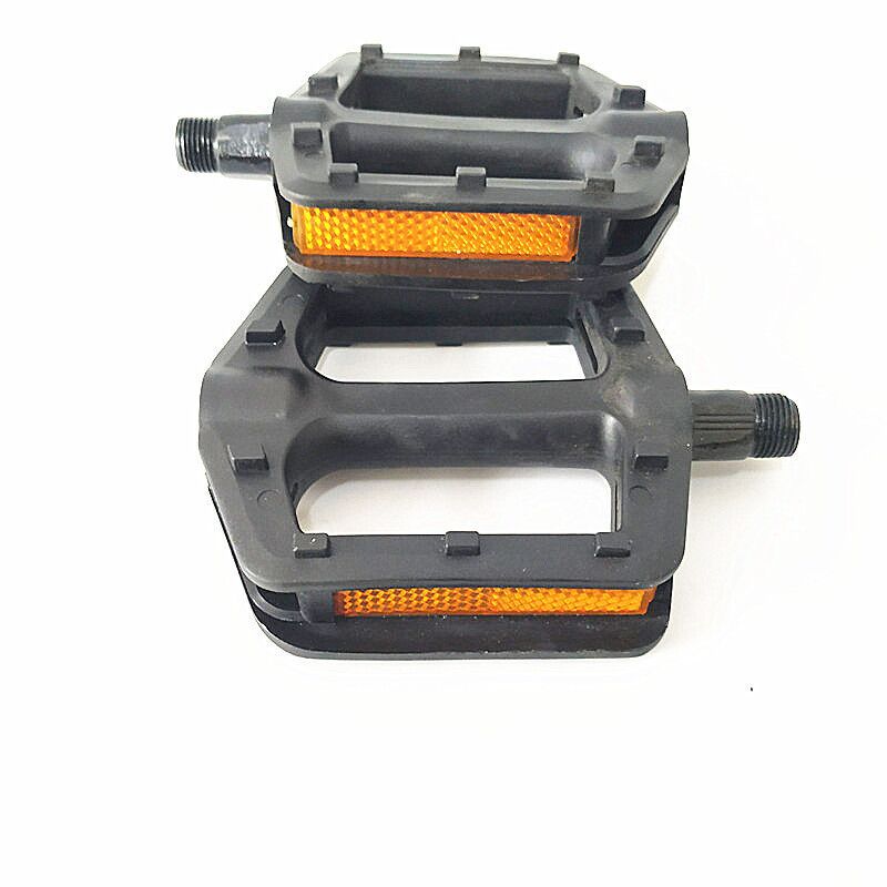 Mountain bike double bead pedal bicycle New imitation aluminum alloy plastic ball pedal riding equipment 602 type