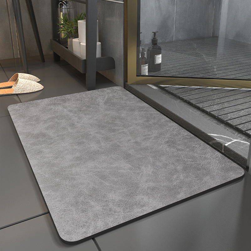Picture of Bathroom Floor Mat Toilet Toilet Dirt-resistant Absorbent Non-slip Foot Mat Toilet Door Waterproof Erasable Quick-drying Carpet