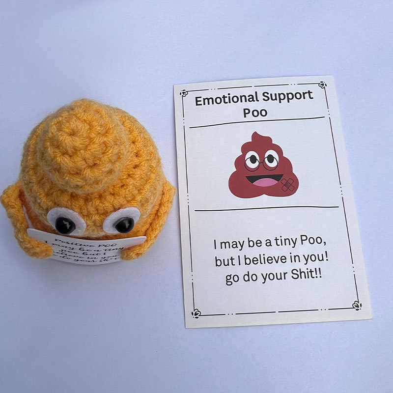 Picture of Cross-Border Hot-Selling Wool Crochet Positive Energy Potato Knitted Wool Cucumber Positive Energy Wool Crocheted Doll Finished Product