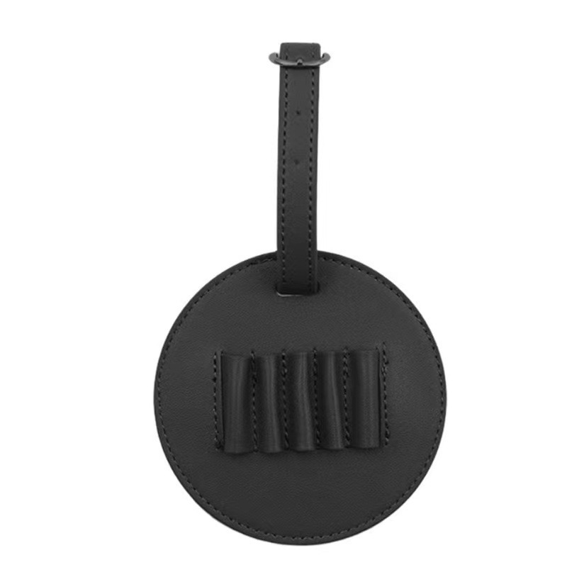 Picture of Outdoor Golf Nail Seat Storage Leather Case PU Leather Hangable Portable Golf Nail Round Storage Set