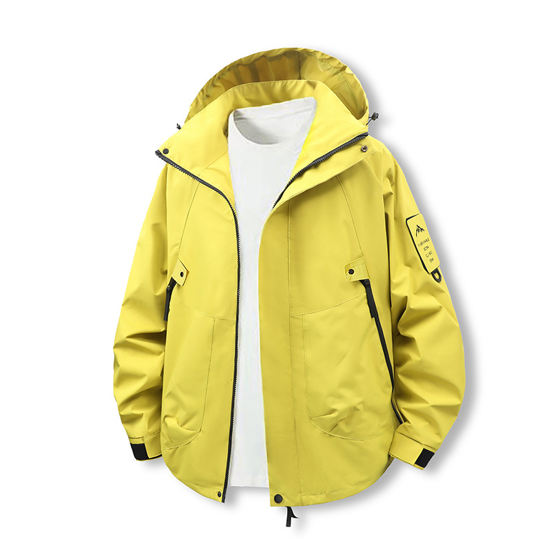 Coat Windproof Jacket for Men and Women Sports Loose Jacket Autumn Windbreaker Waterproof Spring and Autumn Top Running Riding Suit