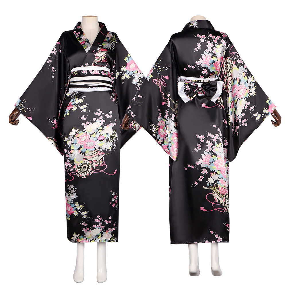 Picture of Japanese traditional ladies dress bathrobe animation performance photo suit kimono stage performance cosplay costume