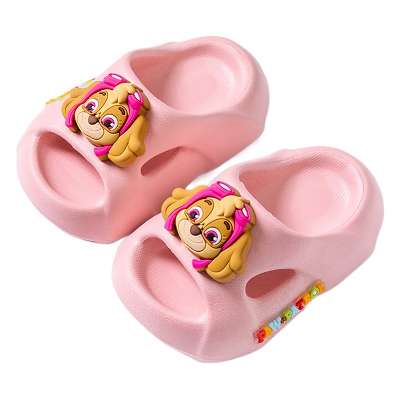 Wangwang children's slippers bathroom soft bottom slippers Bath Boys Girls toddler indoor home slippers