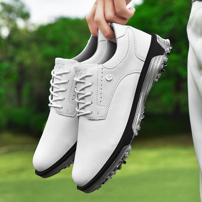 Factory direct 2024 spring and summer new golf shoes men's fixed nails waterproof golf shoes