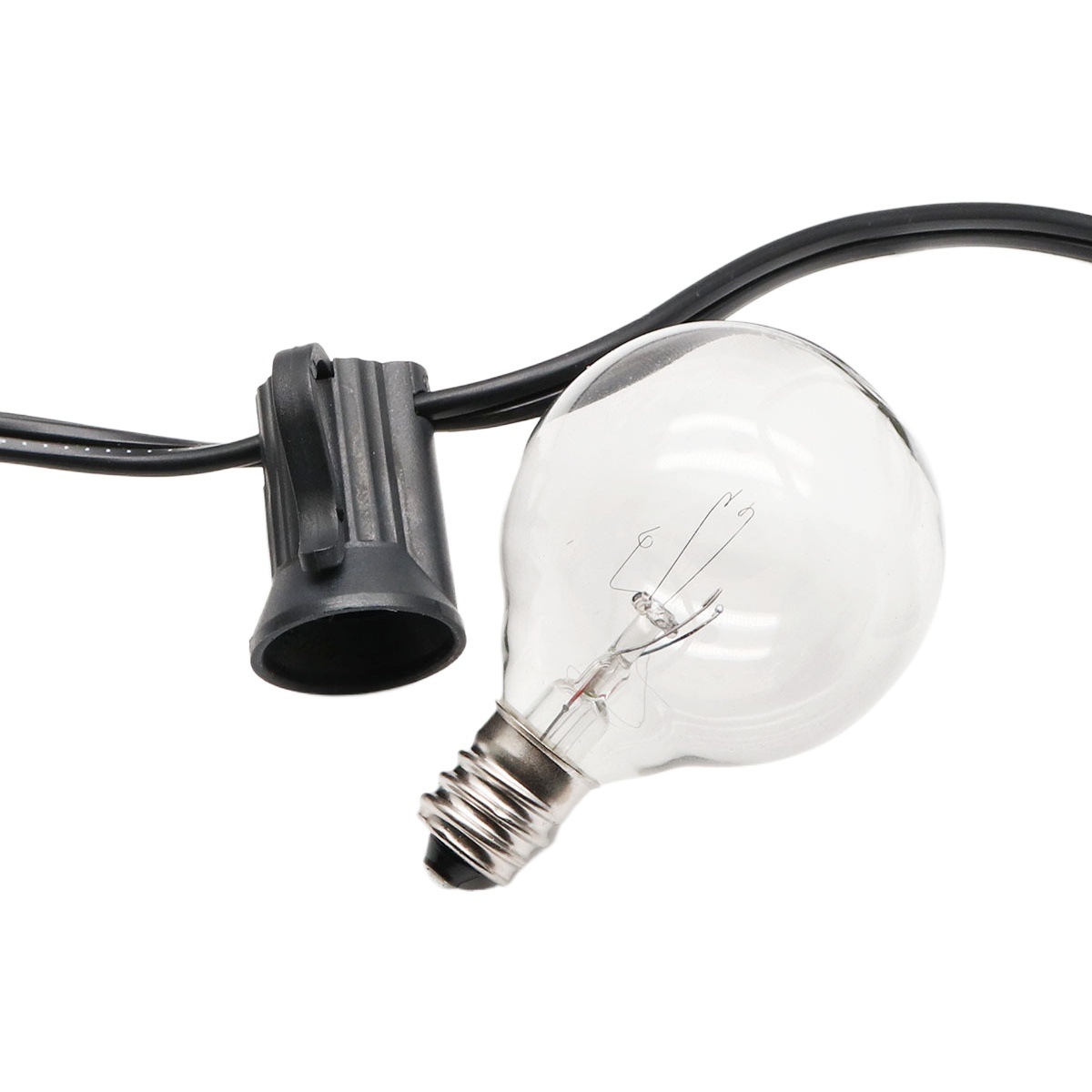 Picture of Solar Light String G40 Bulb 3Ve12 Glass Bulb S14 Plastic Bulb E27 Glass 230V Tungsten Filament Bulb