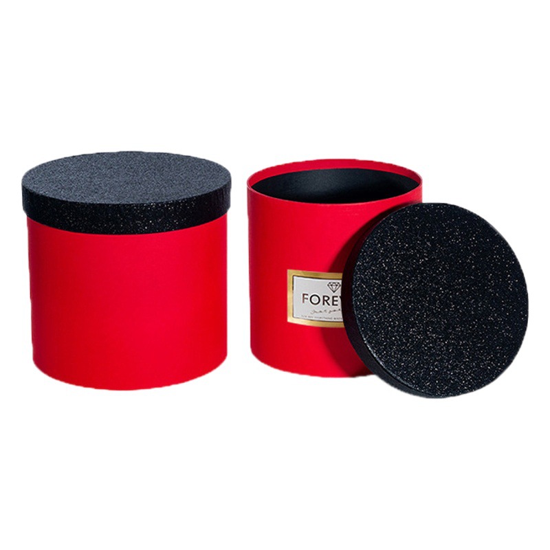 Special offer best set two round hug bucket Dream starry sky Love Box mini hug bucket flower packaging gift box
