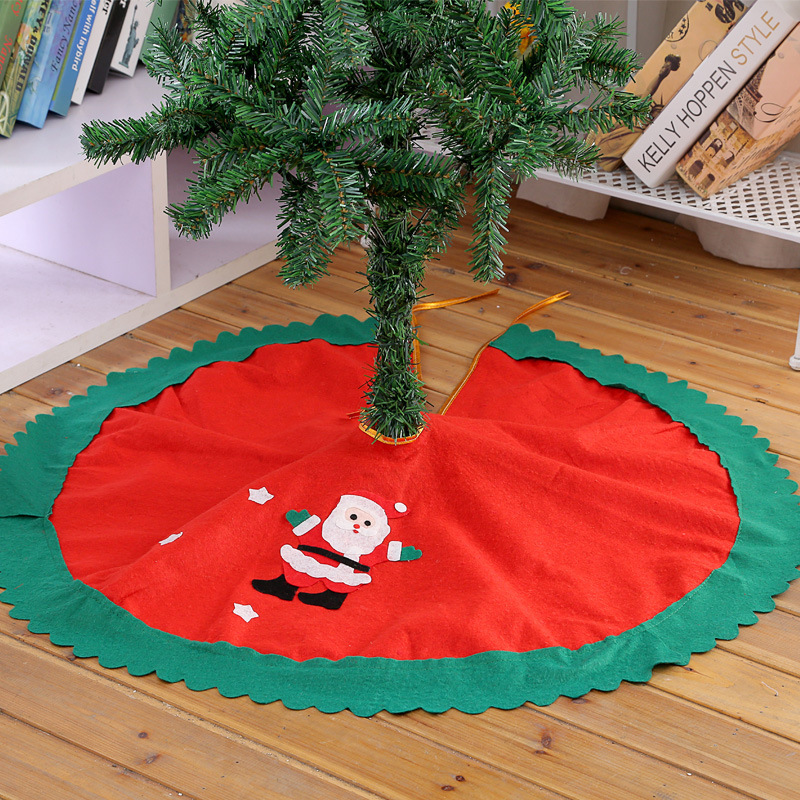 Christmas Tree Skirt 60cm 90cm Non-Woven Tree Skirt Christmas Tree Decorations Wholesale Christmas Decorations Manufacturer