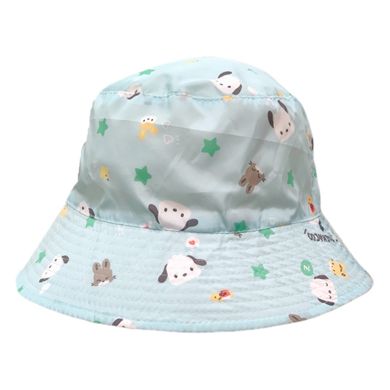 Cute Cartoon Fisherman Hat Adult Sunshade Hat Face Showing Small Waterproof Sun Protection Windshield Casual Sun Hat Double Wear