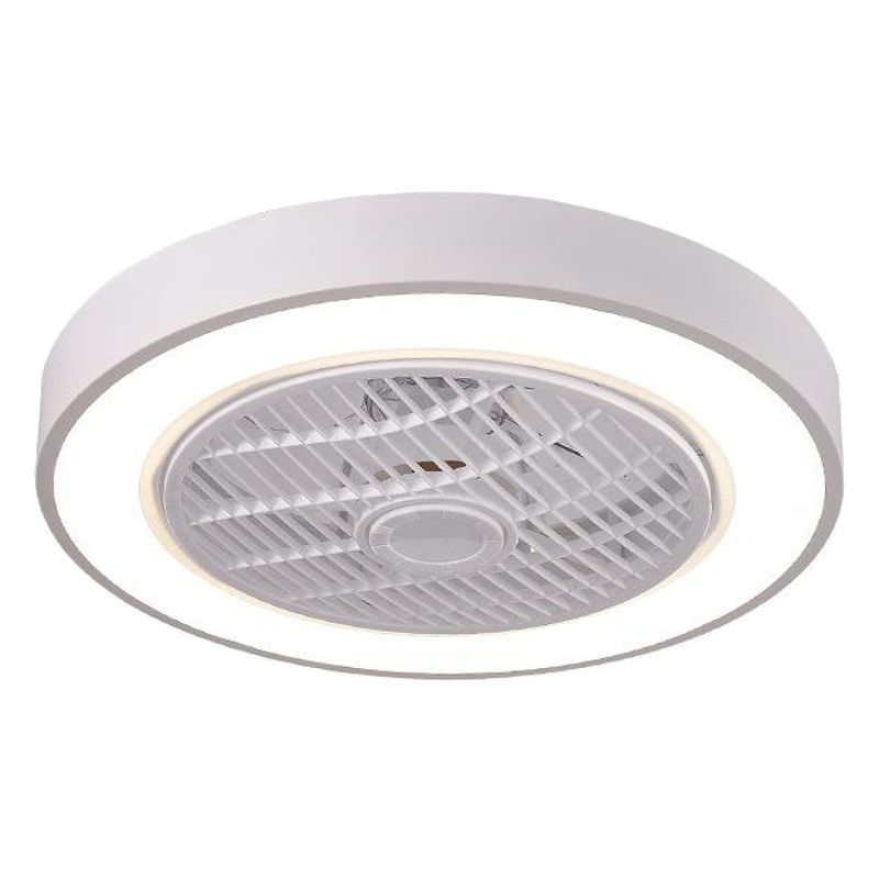 Japanese Fan Lamp Ceiling Lamp Scandinavian Home Bedroom Restaurant Invisible Ceiling Fan Lamp Macaron Living Room Lamp 110V