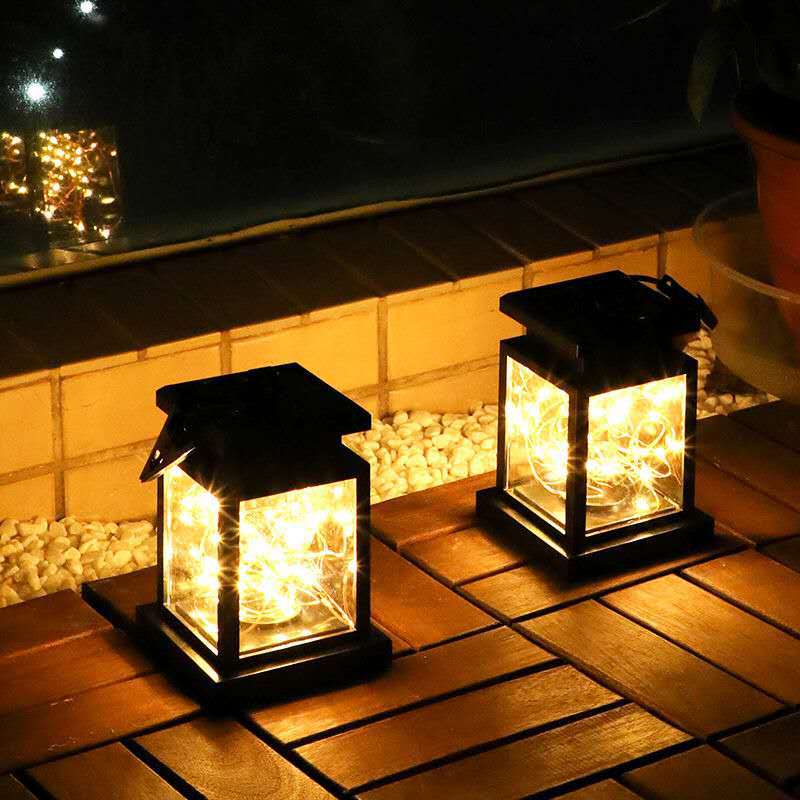 Picture of Solar Star Small Palace Lights Outdoor Waterproof Courtyard Hanging Lights Wall Lights Balcony Decorative Landscape Lights
