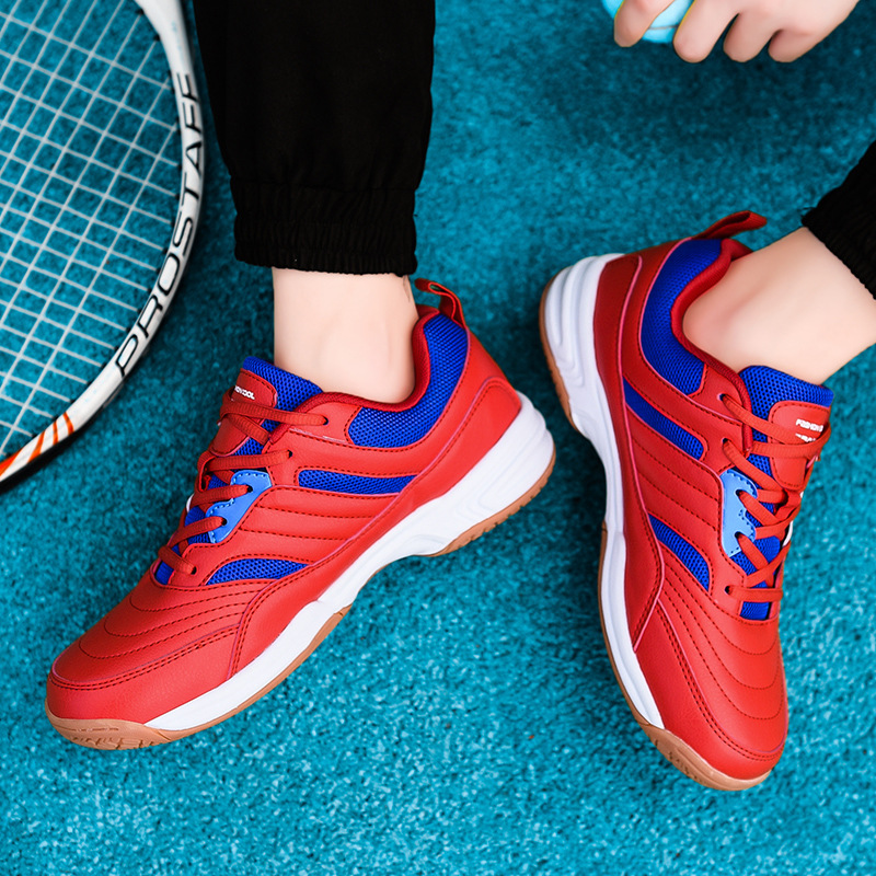 Picture of Cross-border plus size lightweight new public version professional badminton shoes men's elastic breathable student training tennis sneaker
