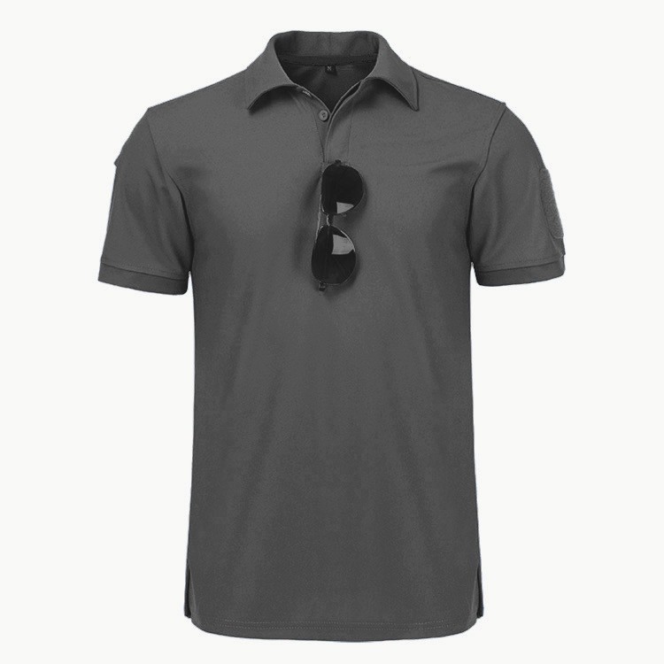 Picture of Quick-Drying T-Shirt Men's Lapel Sports Summer Style Wolf Warrior Tactical Short-Sleeved Quick-Drying Clothing Special Forces T-Shirt Men's Breathable Trendy