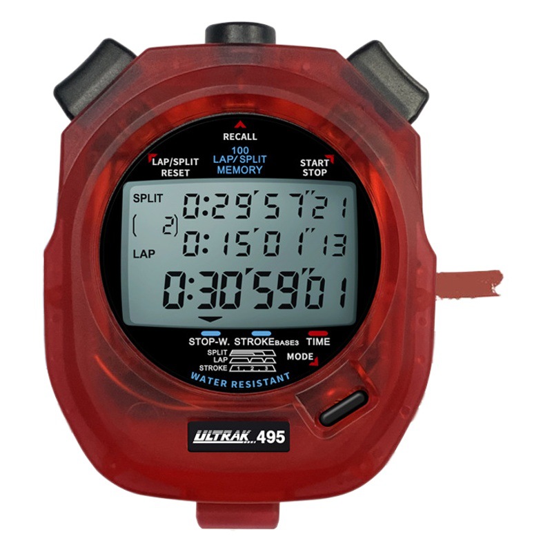 Picture of Electronic stopwatch DT495B Dingerzhi ULTRAK Osek 100 Channel 3 Row Display Timer Track and Field Training
