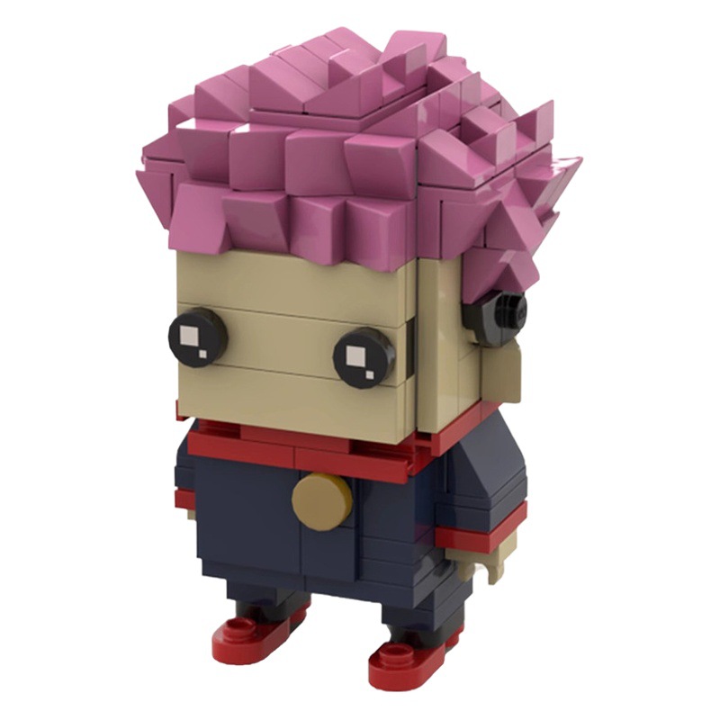 MOC-104023 compatible with Lego square head animal spell back battle Tiger stick Youren creative assembled toy brick ornaments