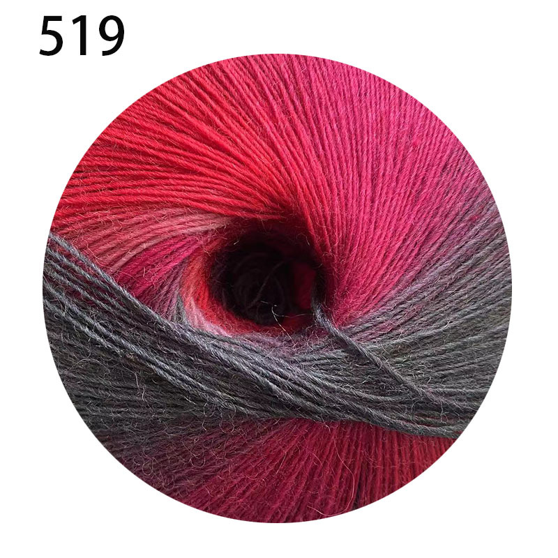 Picture of 1000 m Magic Ball Rainbow Wool Wool Wool Hand-Woven Crochet Shawl Hat Scarf Coat Coarse Baby Wool Ball