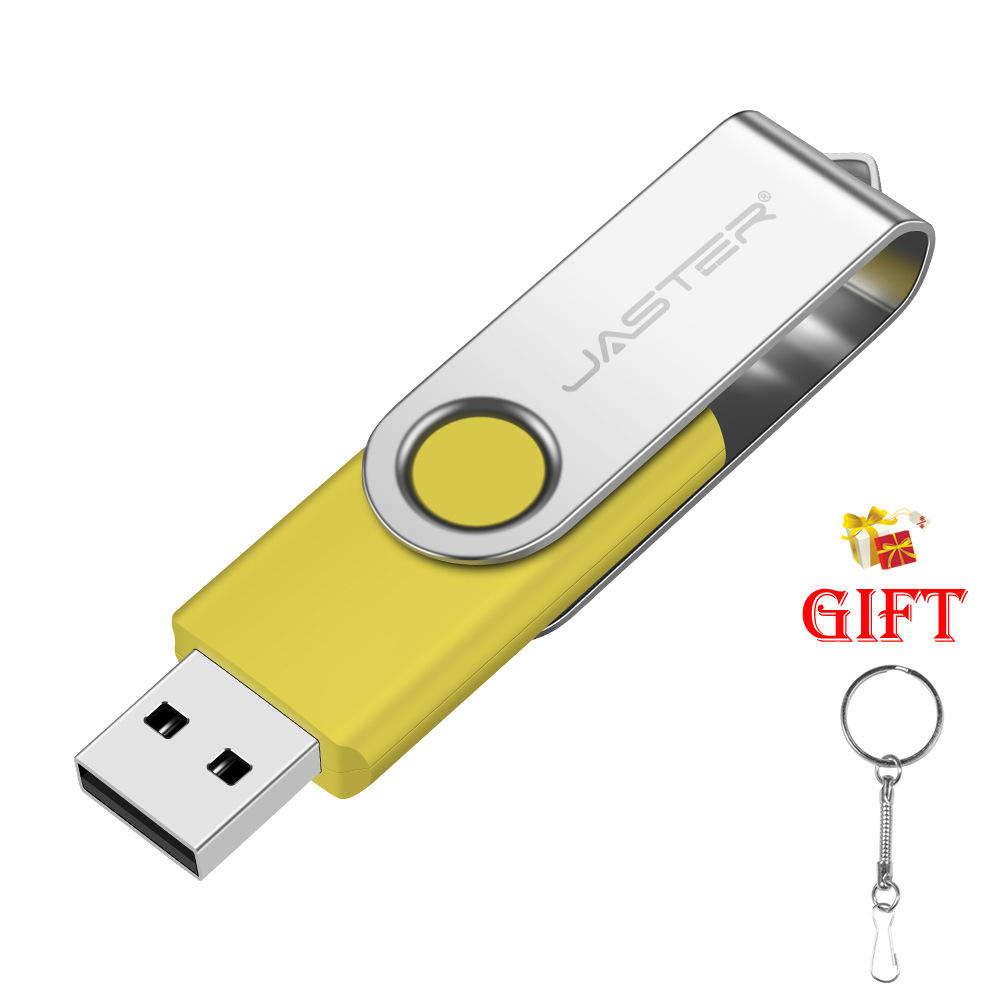 Picture of Large capacity U disk wholesale lettering USB 8g16g rotating metal U disk LOGO engraving gift U disk 32g