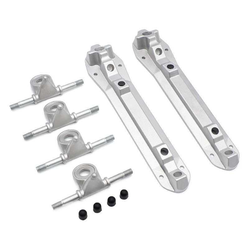 Double Row Roller Skate Aluminum Alloy Base Accessories Roller Skate Hardware Wheel Nut Assembly Bracket Skate Gasket