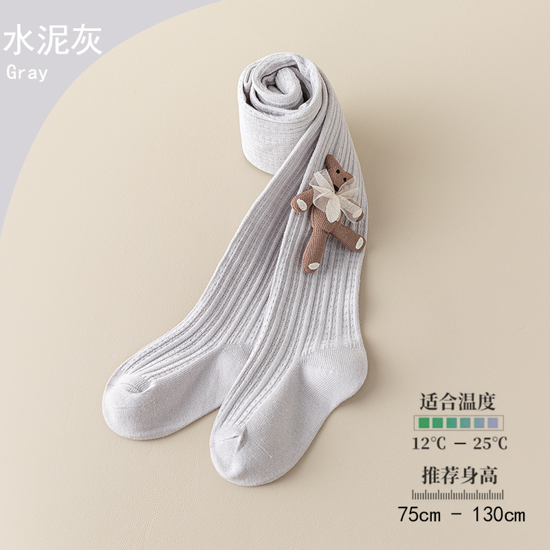 Picture of 0-10 years old children's pantyhose wholesale spring and autumn girls' pantyhose Class a cotton dragonfly wings knot children's pantyhose