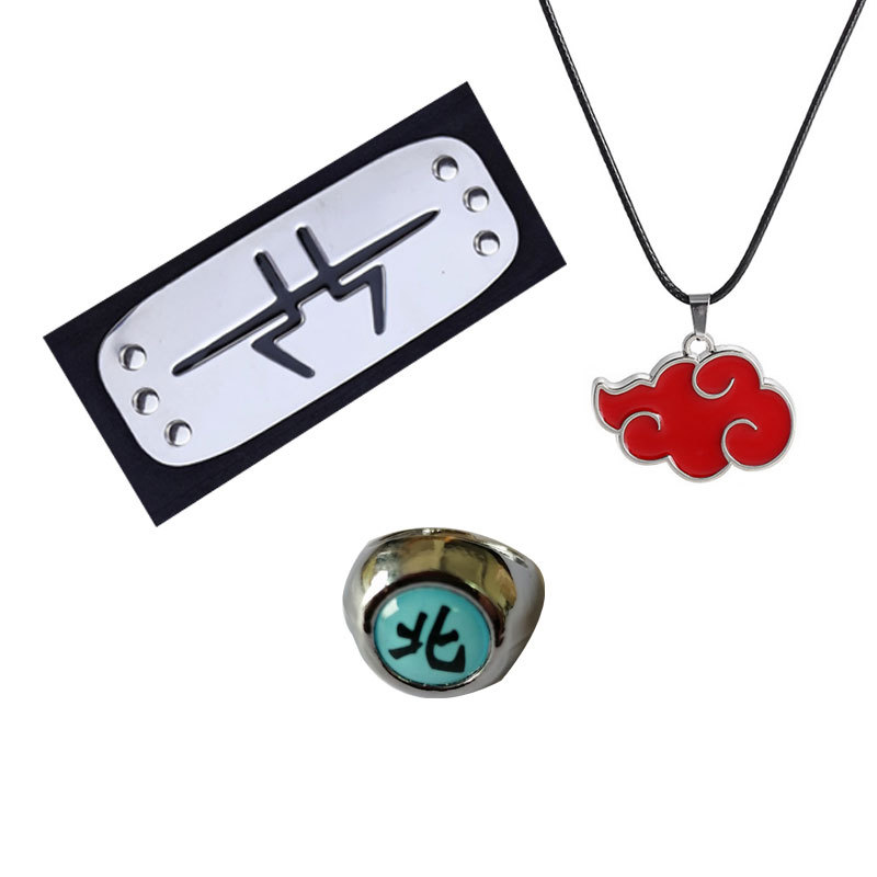 Picture of Anime Ninja Necklace Xiao Organization Skunk Zhu Ring Payne Zero Three Yu Nanqing Sentenced to Enduring Protection of Red Cloud Three-Piece Suit