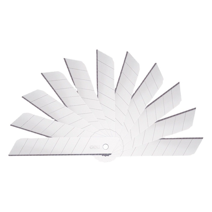 Deli 2011 Art Blade 18mm 10 Pieces/Box Sharp Large Sk5 High Carbon Steel Wallpaper Blade