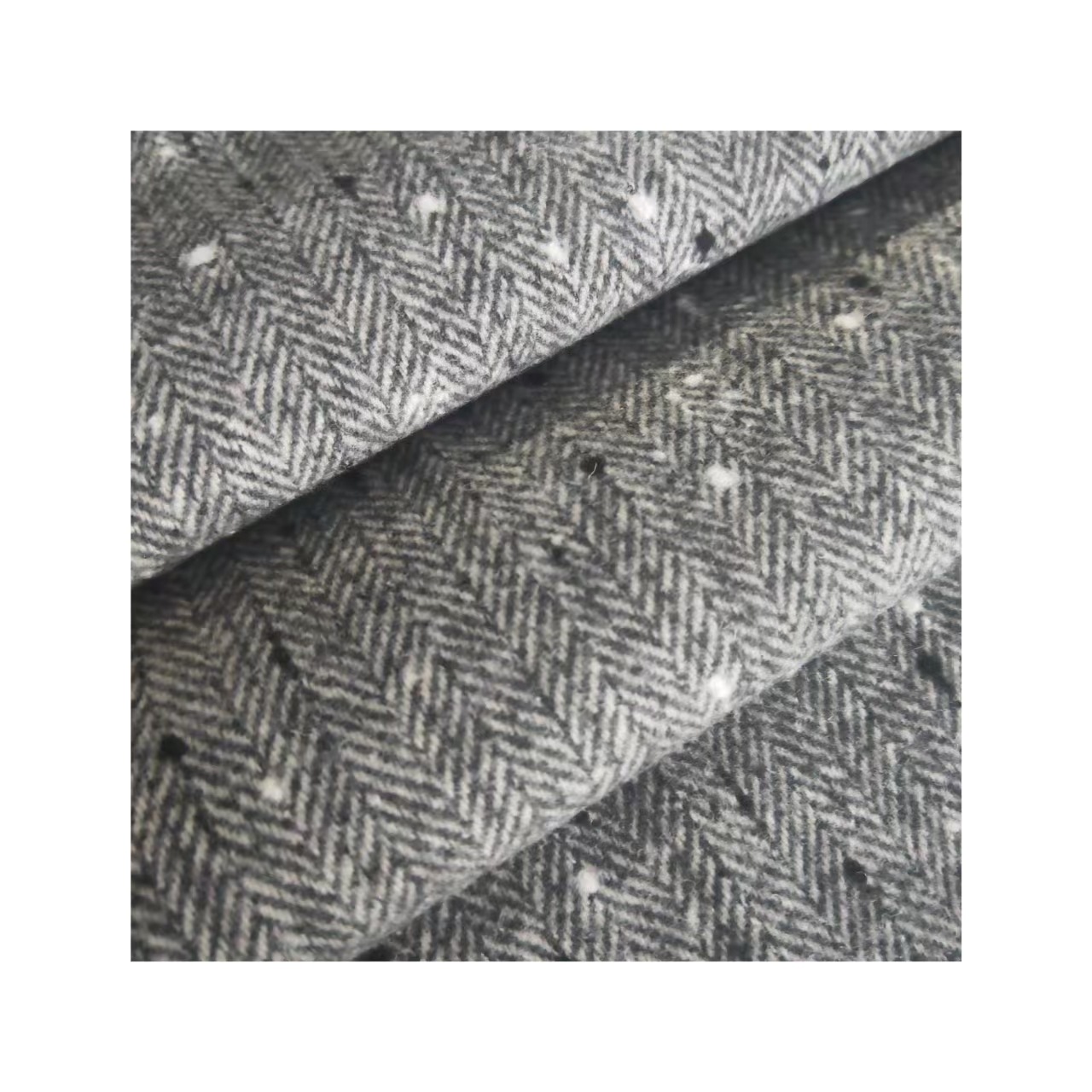 Picture of Shaoxing Manufacturer's Ready-Made Autumn and Winter Wool Herringbone Coats, Suits, Fashion Shoes, Hats, Bags, Woolen Fabrics