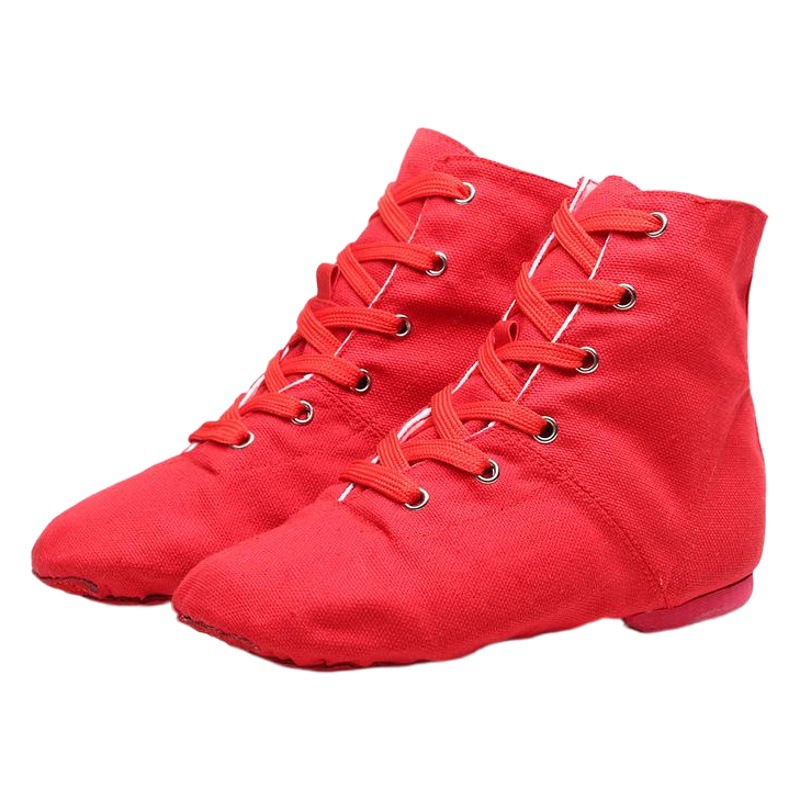 Picture of A generation of high-top canvas jazz dance shoes adult yoga shoes women's ballet children's dance shoes foreign trade wholesale