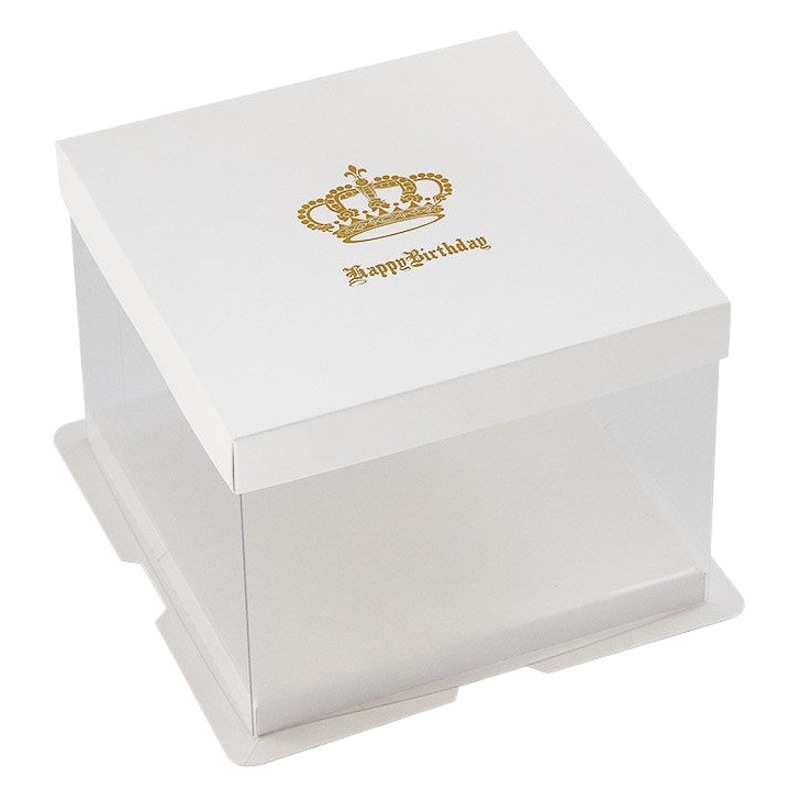 Cake Packaging Box Transparent 6 Inches 8 Inches 10 Inches 12inch 14inch Cake Gift Box Dessert Birthday Cake Box 6inch