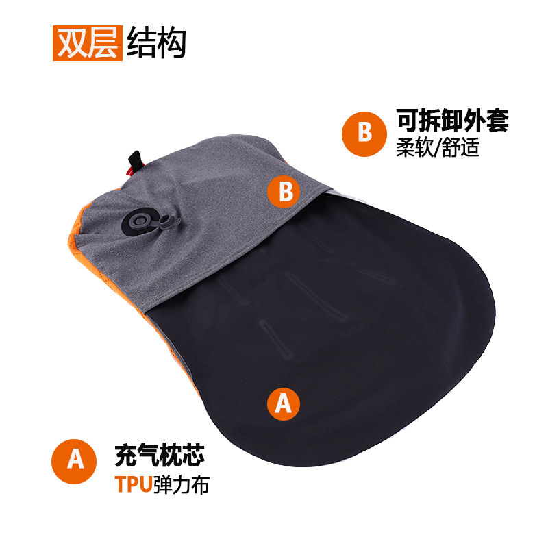 Picture of Factory Supply Travel Inflatable Pillow Lunch Rest Pillow Inflatable Pillow Portable Foldable Outdoor Inflatable Pillow