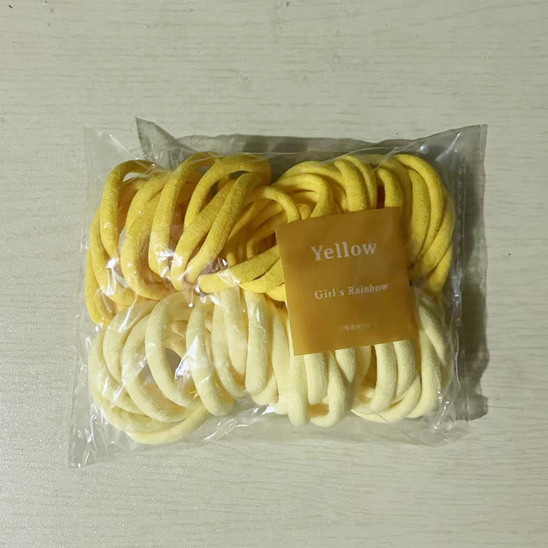 Picture of Single Wholesale Black Headband Hair Tie for Women Korean Style High Elasticity Does Not Hurt Hair Rubber Band High Ponytail Baby Hair Accessories