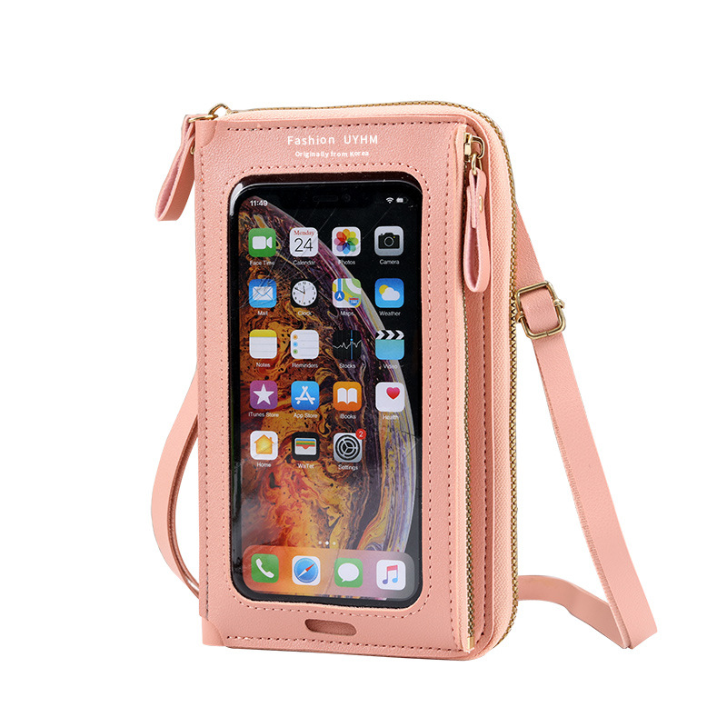 Picture of Touch Screen Mobile Phone Bag for Women 2025 New Versatile Fashionable Small Shoulder Bag Multi-Functional Zipper Mobile Phone Bag Shoulder Bag