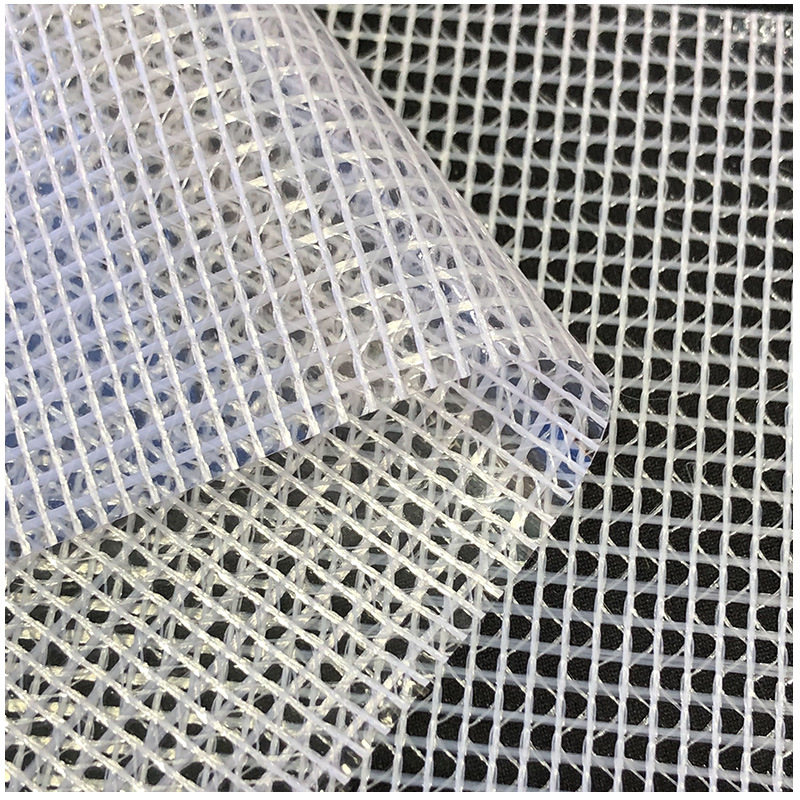 Picture of Storage box PVC clip mesh cloth 9*9 clip mesh cloth 300D waterproof and dustproof transparent PVC composite clip mesh cloth