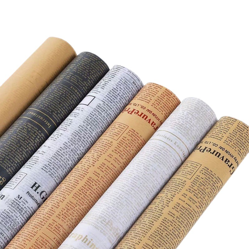 Special Offer Hot Stamping Silver Printed Sydney Paper Flower Wrapping Paper Gift Cake Decoration Lining Paper Rose Bouquet Wrapping Flower