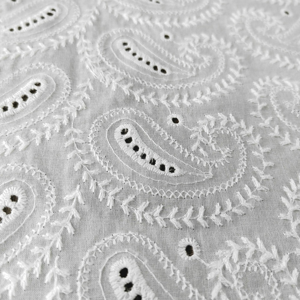 Picture of EG-1808052 9088 cotton embroidery punching embroidery lace carving embroidery